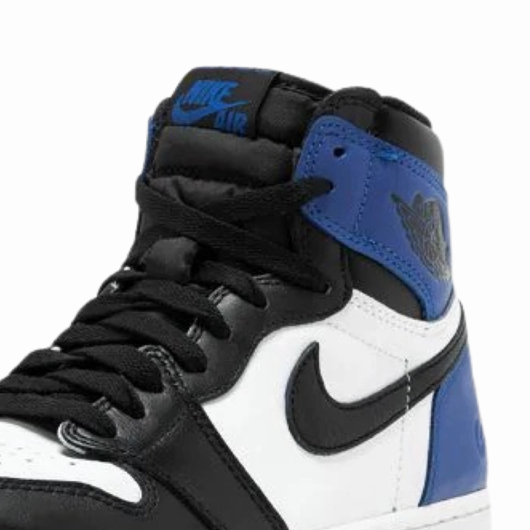 Fragment x Air Jordan 1 High Retro Black Sports Royal White Basketball Shoes