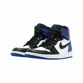 Fragment x Air Jordan 1 High Retro Black Sports Royal White Air Jordan basketball shoes with classic look