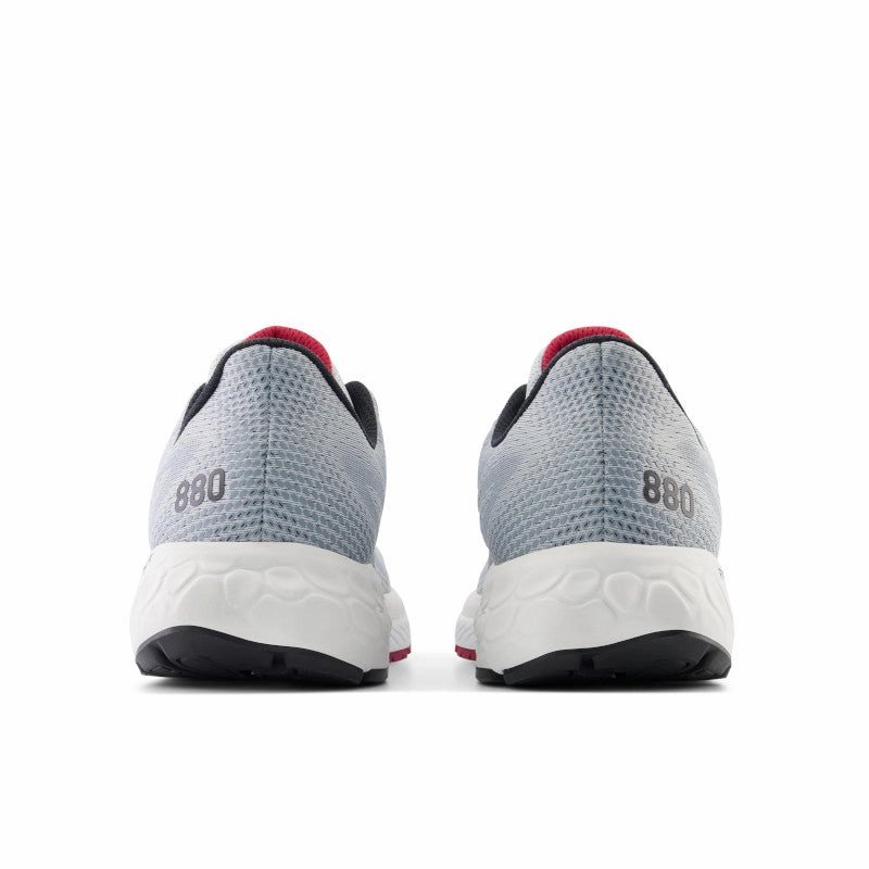 Fresh Foam X 880v13 - Aluminum Grey with Crimson and Black - Men's New Balance lifestyle shoes