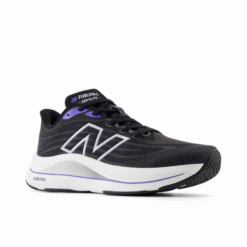 FuelCell Walker Elite - Black with Electric Indigo and Grey Violet - Women's New Balance casual sneakers for everyday comfort