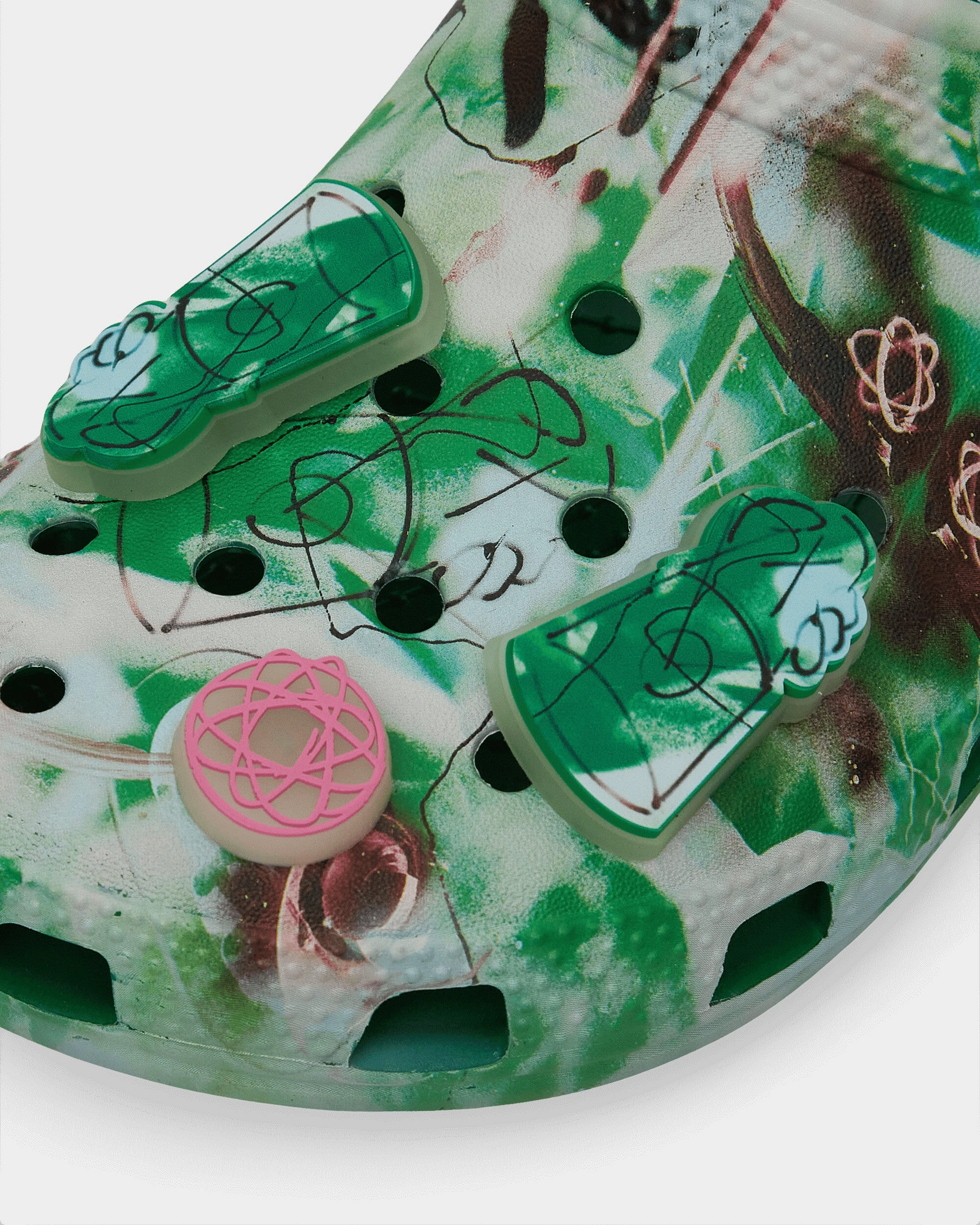 Futura Laboratories Classic Clogs Green Ivy Foam Comfort Clogs