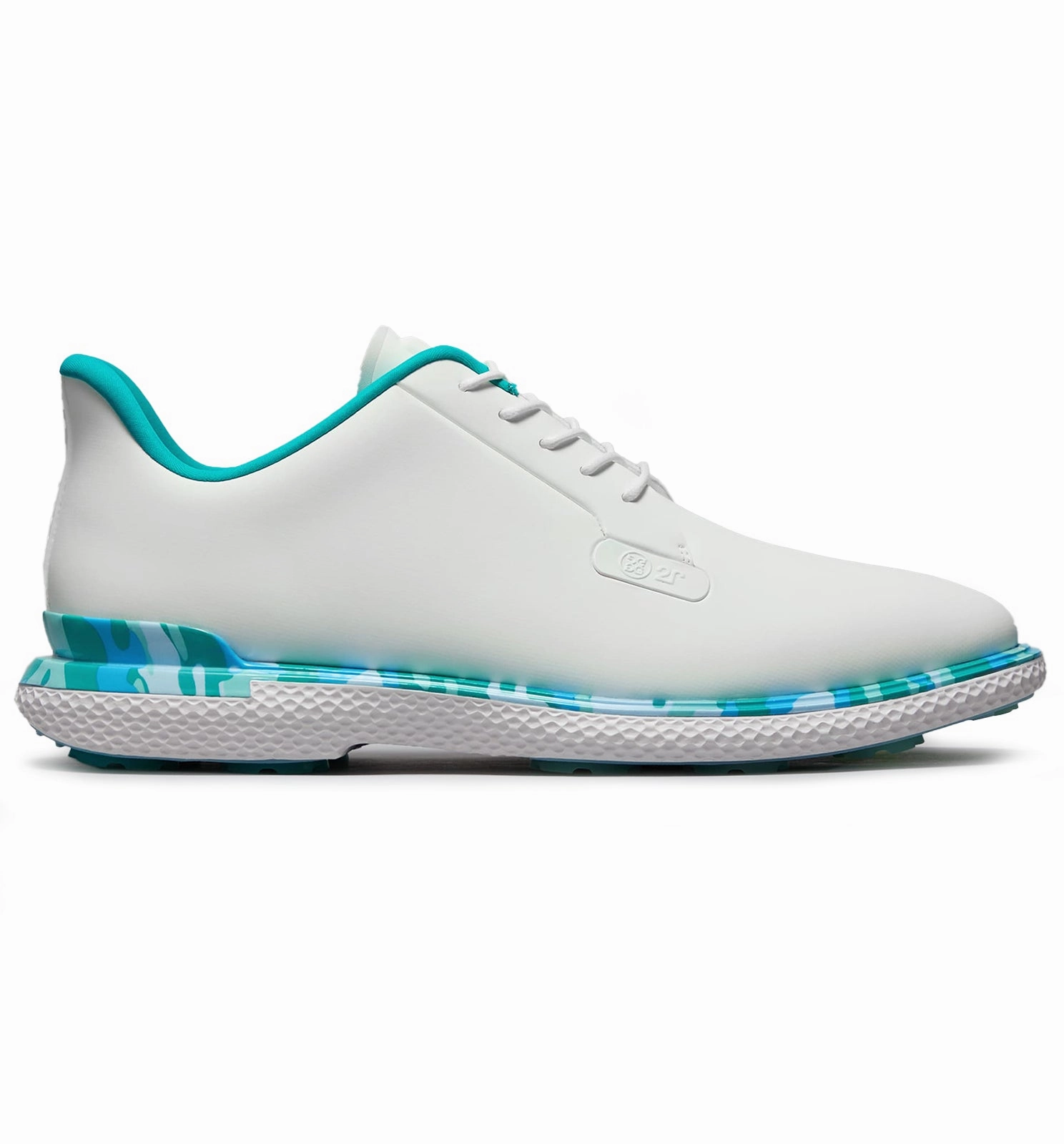 G/Fore Camo Welt Gallivan2r Golf Shoes - Snow/Surf Spikeless golf footwear