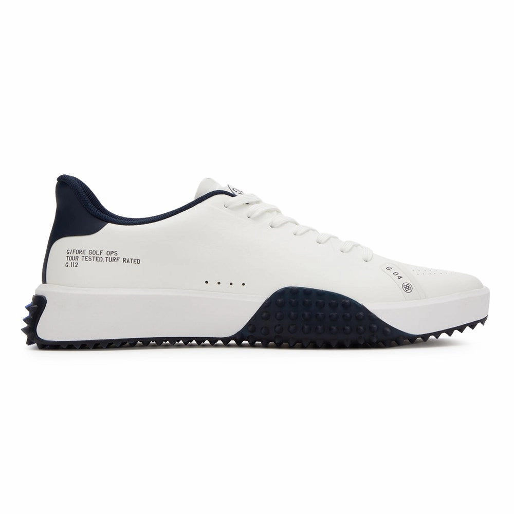 G/Fore G.112 Golf Shoes - Snow/Twilight Spikeless golf footwear
