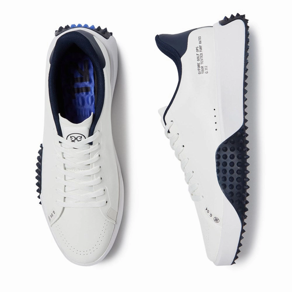 G/Fore G.112 Golf Shoes - Snow/Twilight Chic Platform Sneakers