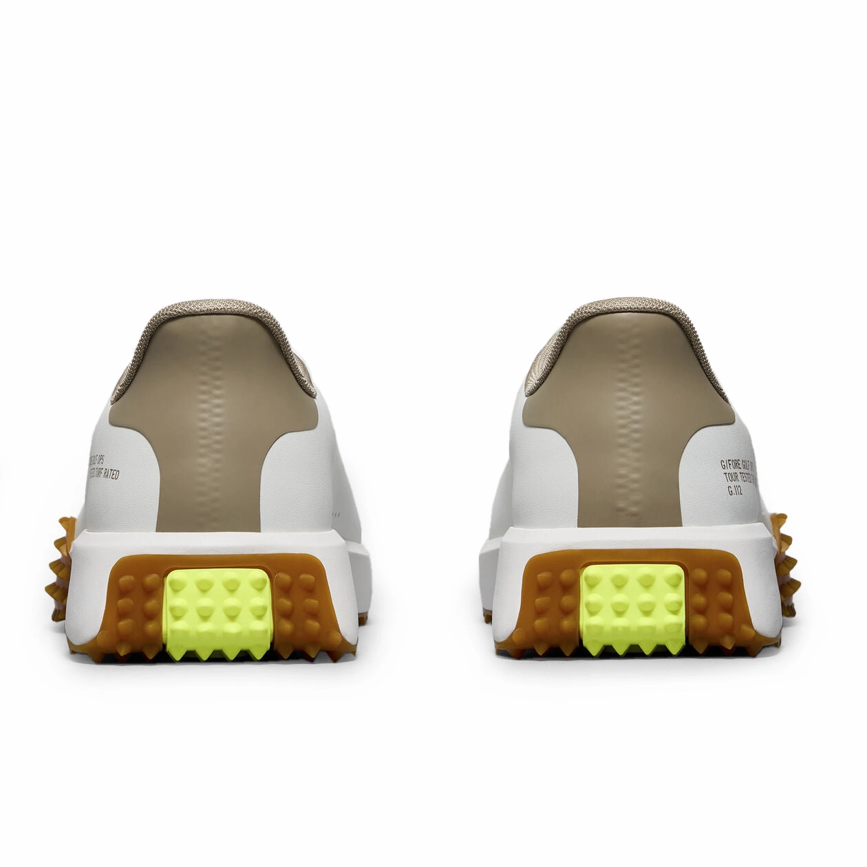 G/Fore G.112 Leather Golf Shoes - Dune/Gum Chic Platform Sneakers