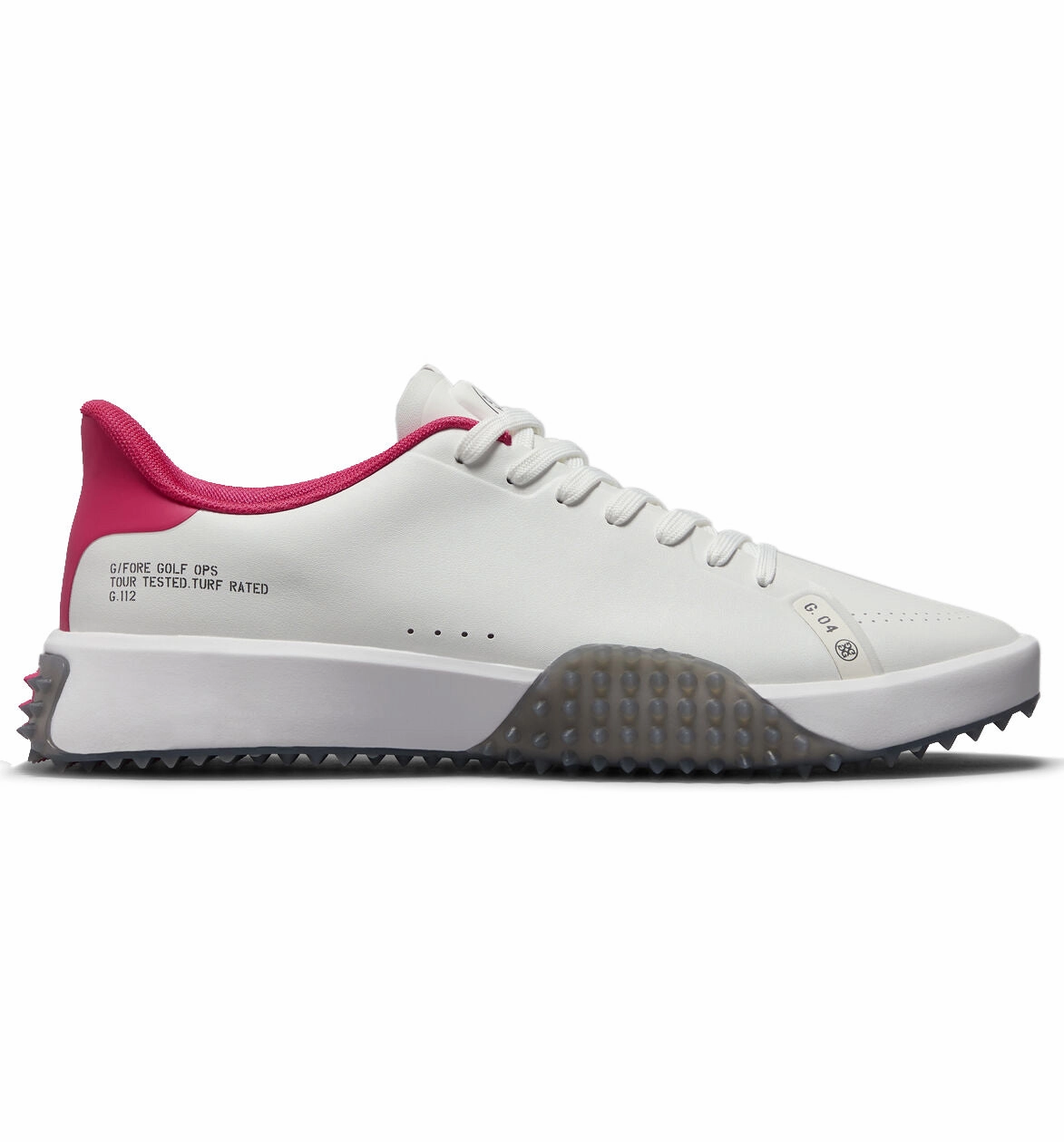 G/Fore G.112 Leather Golf Shoes - Framboise Spikeless golf footwear