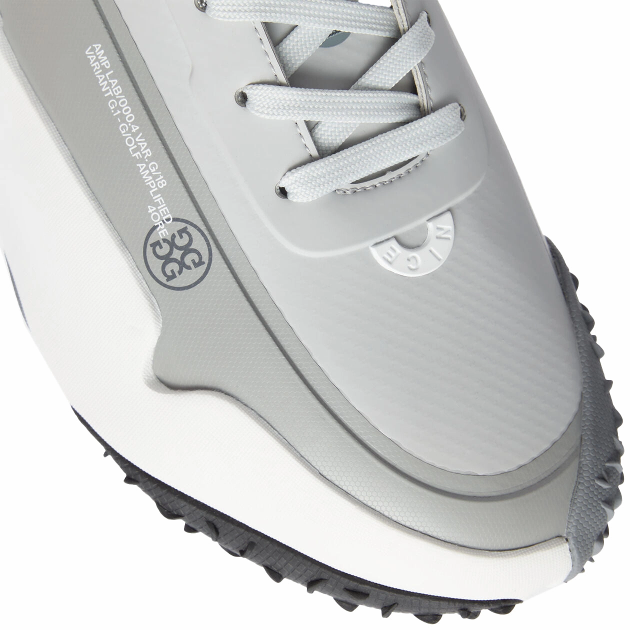 G/Fore G/18 Golf Shoes - Nimbus/Charcoal Chic Platform Sneakers