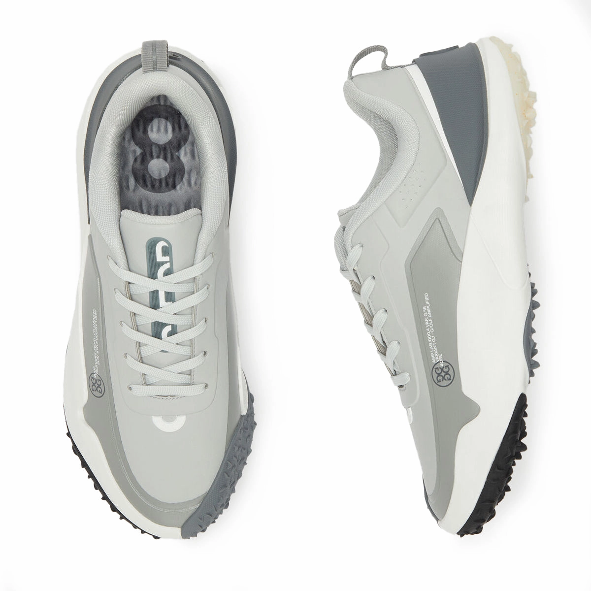 G/Fore G/18 Golf Shoes - Nimbus/Charcoal Chic Platform Sneakers