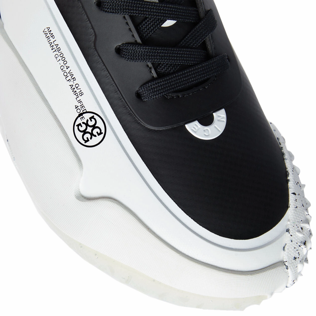 G/Fore G/18 Golf Shoes - Onyx/Snow Tour-Level Golf Shoes
