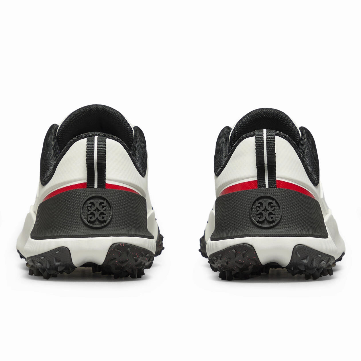 G/Fore G/18 Golf Shoes - Snow/Onyx Chic Platform Sneakers