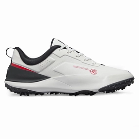G/Fore G/18 Golf Shoes - Snow/Onyx GFore golf shoe styles