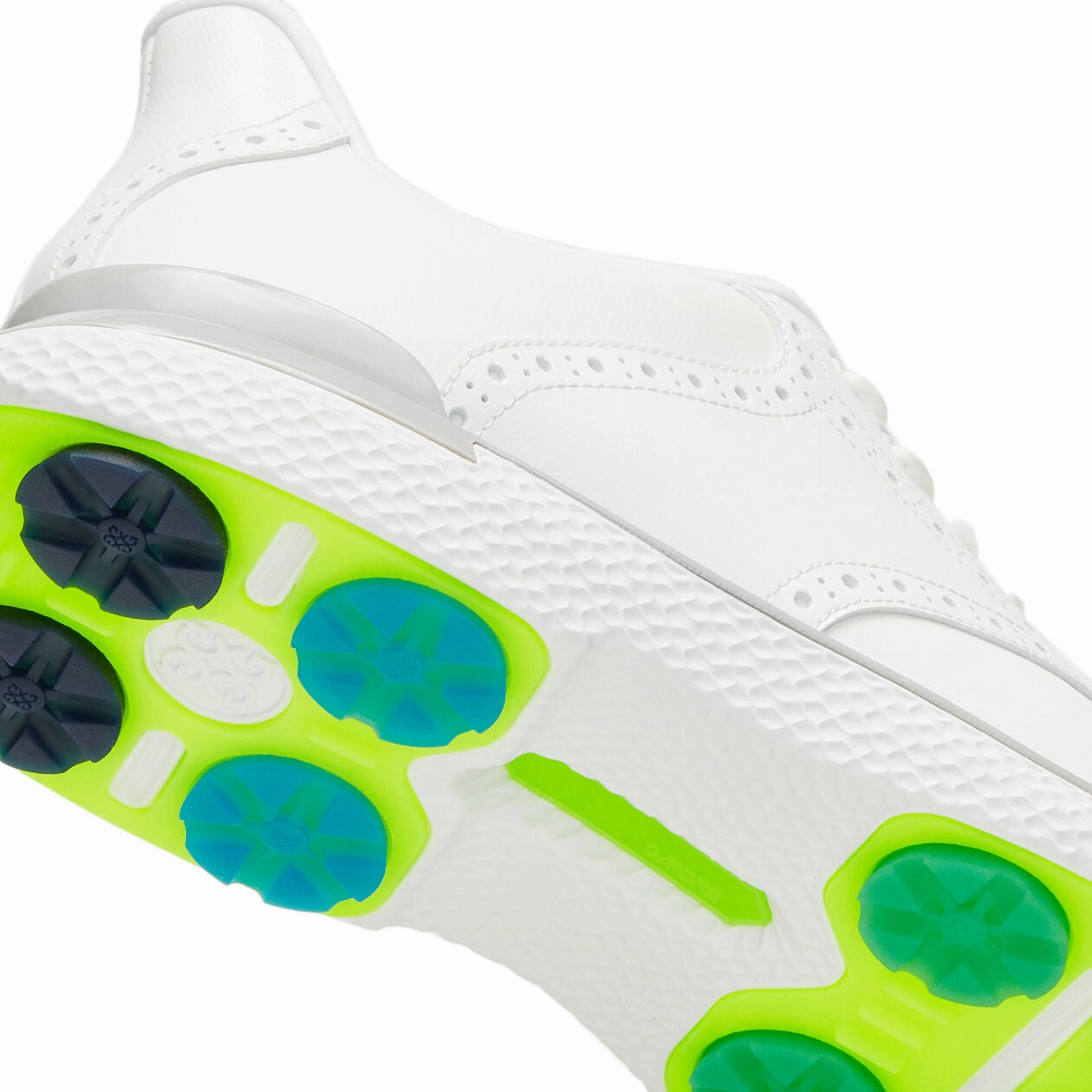 G/Fore Gallivan2r Brogue Saddle Golf Shoes - Snow/Nimbus Tour-Level Golf Shoes