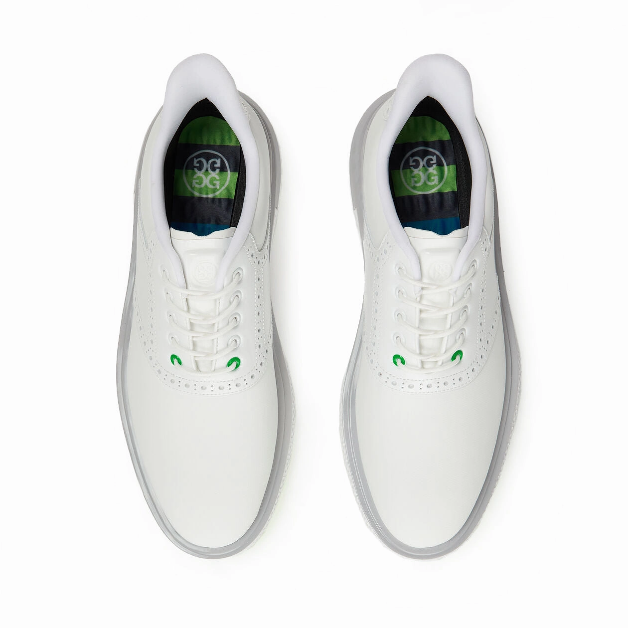 G/Fore Gallivan2r Brogue Saddle Golf Shoes - Snow/Nimbus Tour-Level Golf Shoes