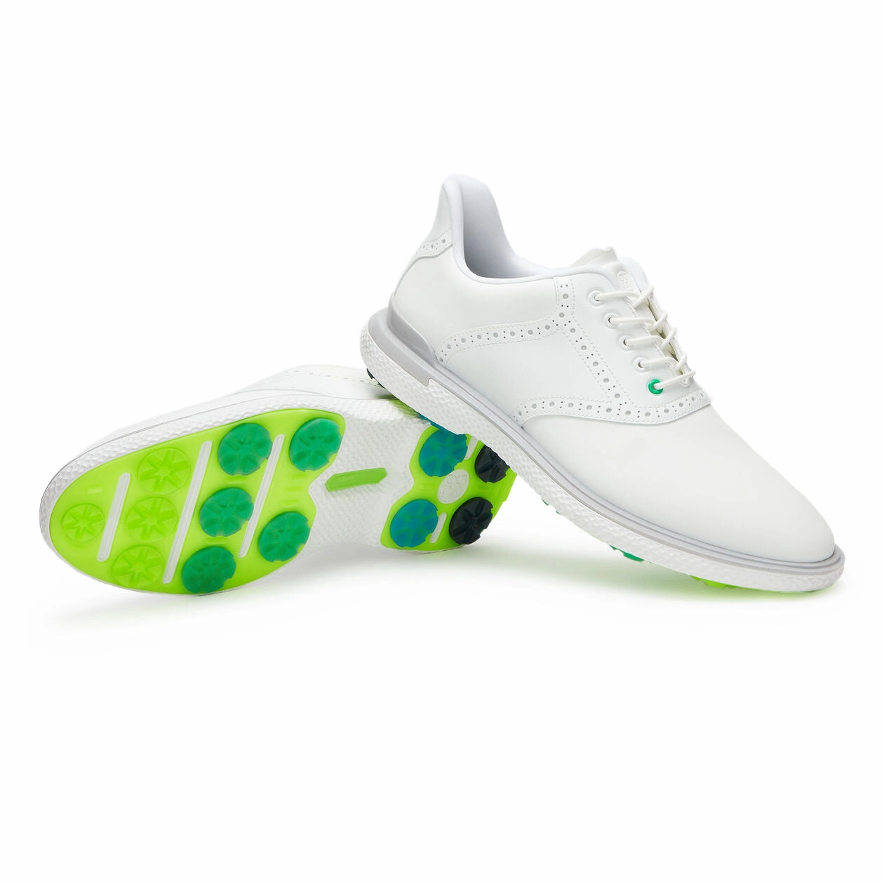 G/Fore Gallivan2r Brogue Saddle Golf Shoes - Snow/Nimbus Tour-Level Golf Shoes