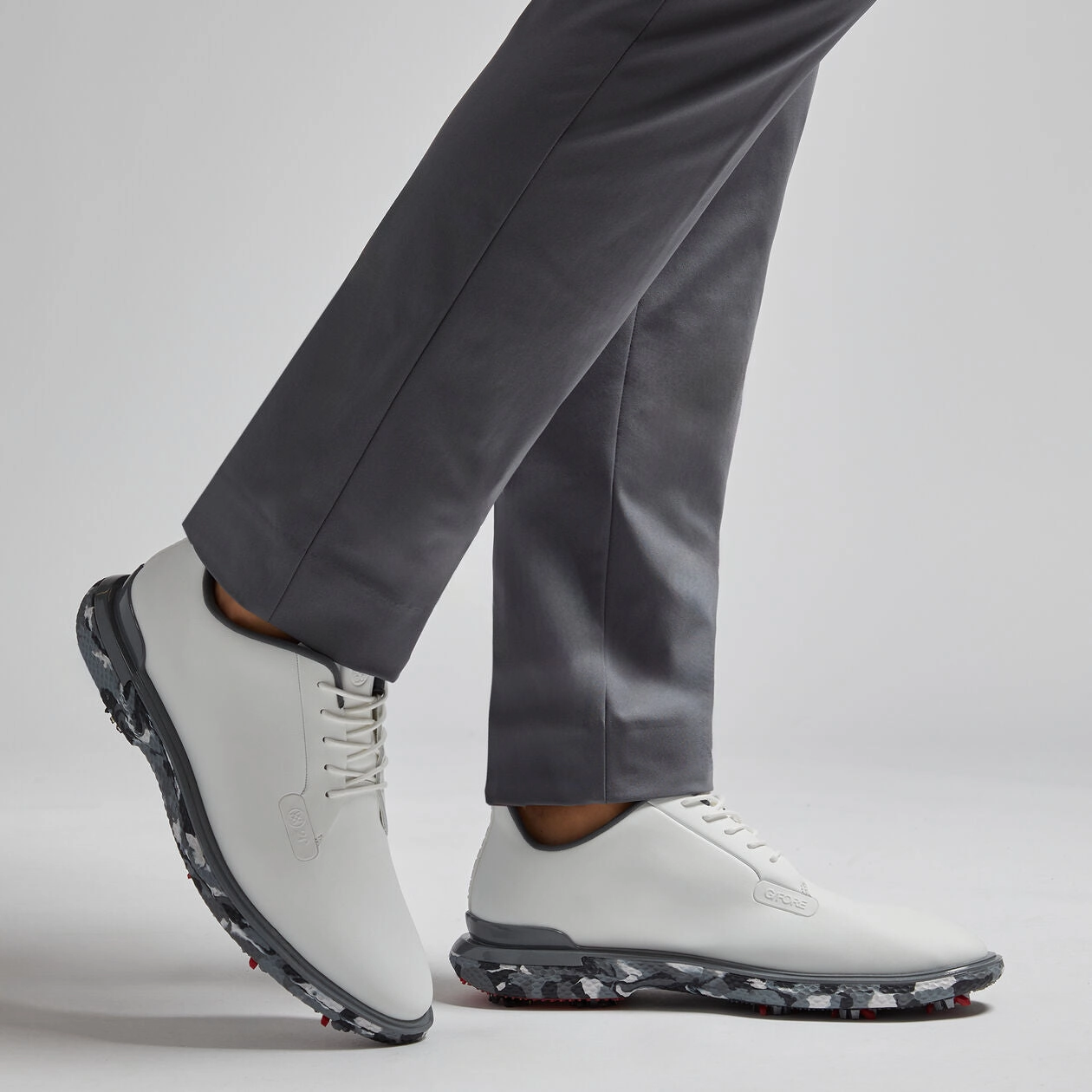 G/Fore Gallivan2r G/Lock Camo Sole Golf Shoes - Snow/ Charcoal Camo Spikeless Swing Shoes