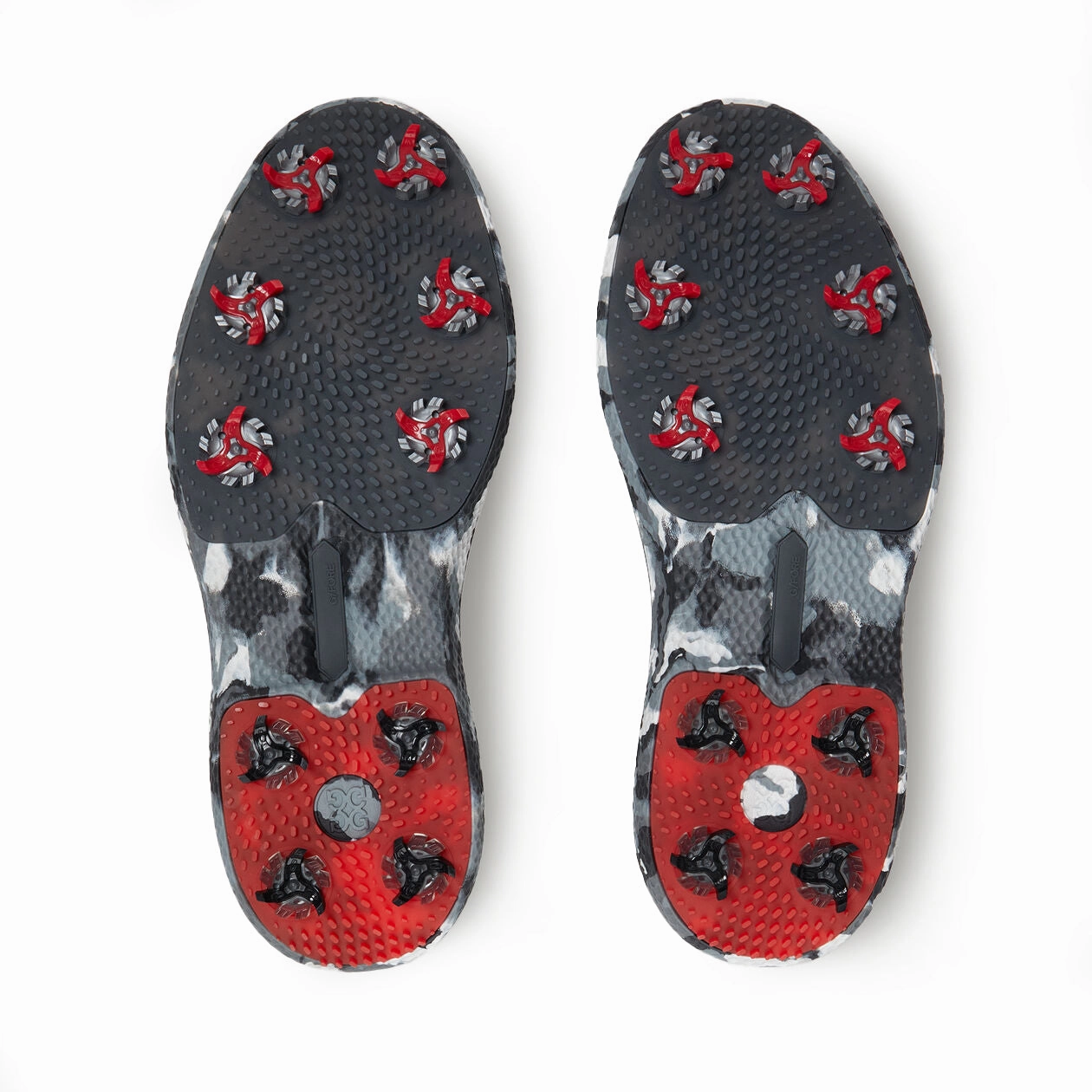G/Fore Gallivan2r G/Lock Camo Sole Golf Shoes - Snow/ Charcoal Camo Spikeless Swing Shoes