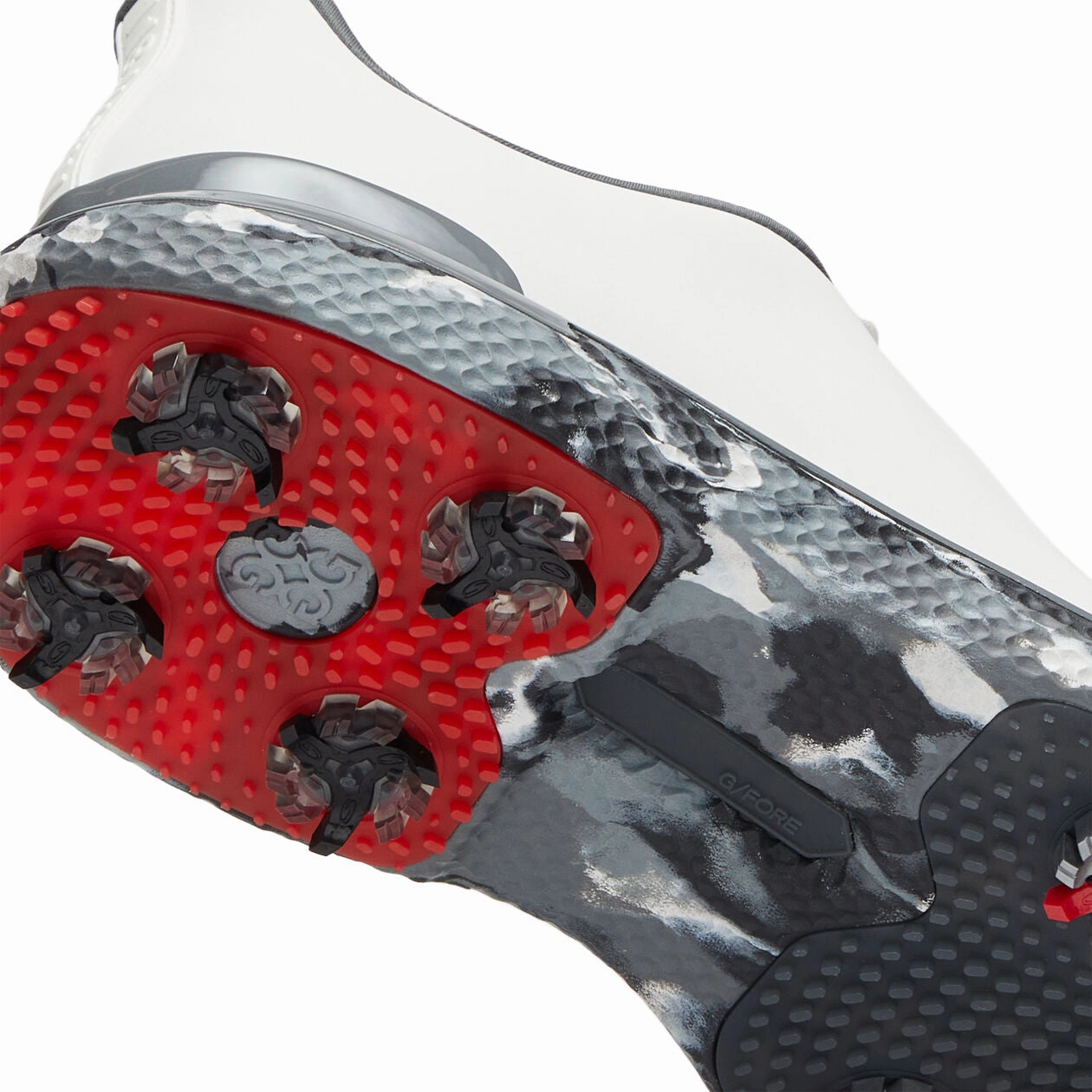 G/Fore Gallivan2r G/Lock Camo Sole Golf Shoes - Snow/ Charcoal Camo Spikeless Swing Shoes
