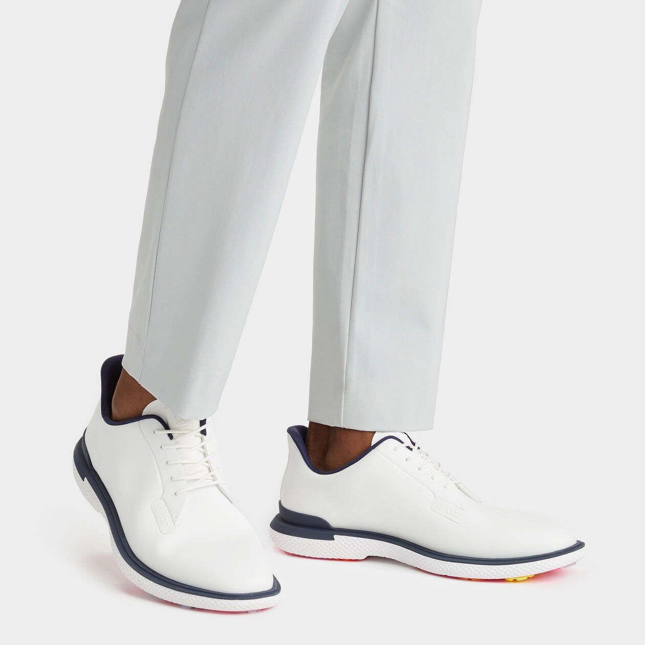G/Fore Gallivan2r Golf Shoes - Snow/Twilight Chic Platform Sneakers