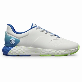 G/Fore MG4  Golf Shoes - Snow/Acid Lime Spikeless golf footwear