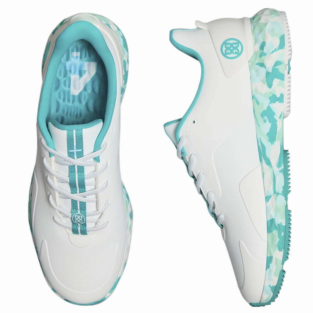 G/Fore MG4  Monochrome Camo Golf Shoes - Snow/Siren Chic Platform Sneakers