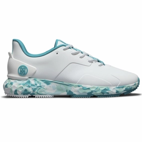 G/Fore MG4  Monochrome Camo Golf Shoes - Snow/Siren Spikeless golf footwear