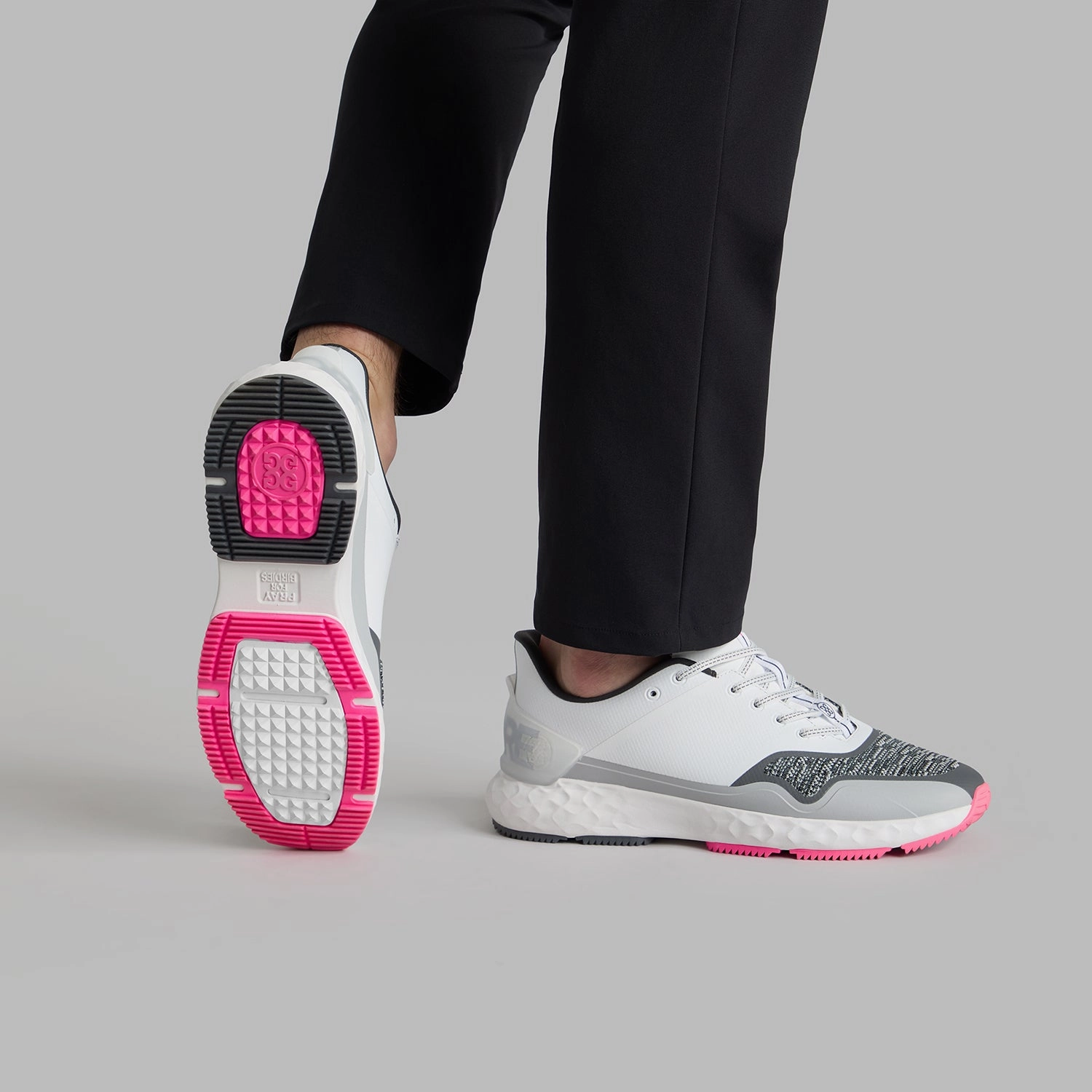 G/Fore MG4  Stippled Golf Shoes - Snow/Nimbus Tour-Level Golf Shoes