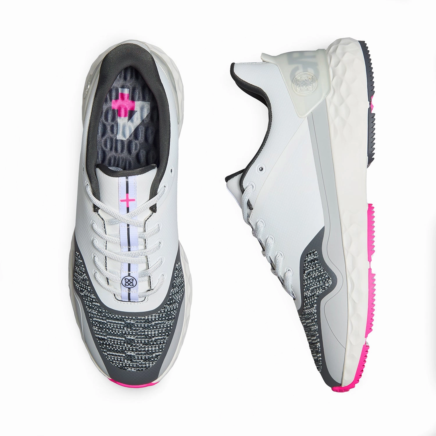 G/Fore MG4  Stippled Golf Shoes - Snow/Nimbus Tour-Level Golf Shoes