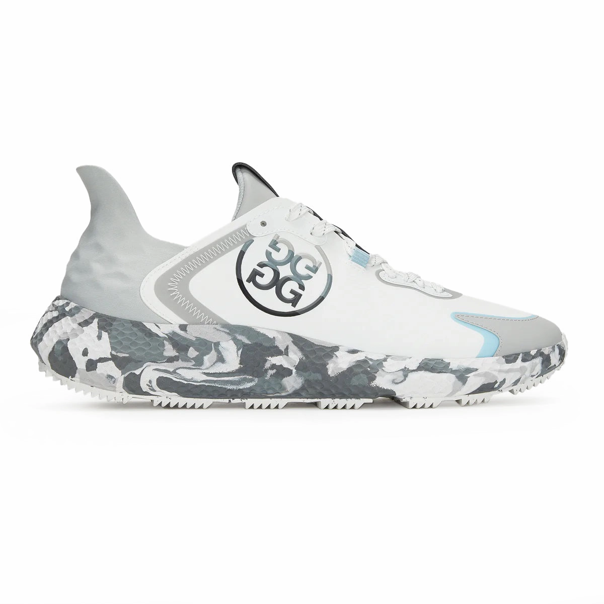 G/Fore MG4X2 Golf Cross Trainer Shoes - Grey Camo/ Powder GFore golf shoe styles