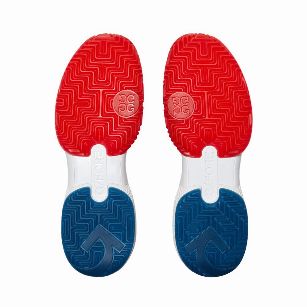 G/Fore QRT 1 Court Shoes - Snow Chic Platform Sneakers