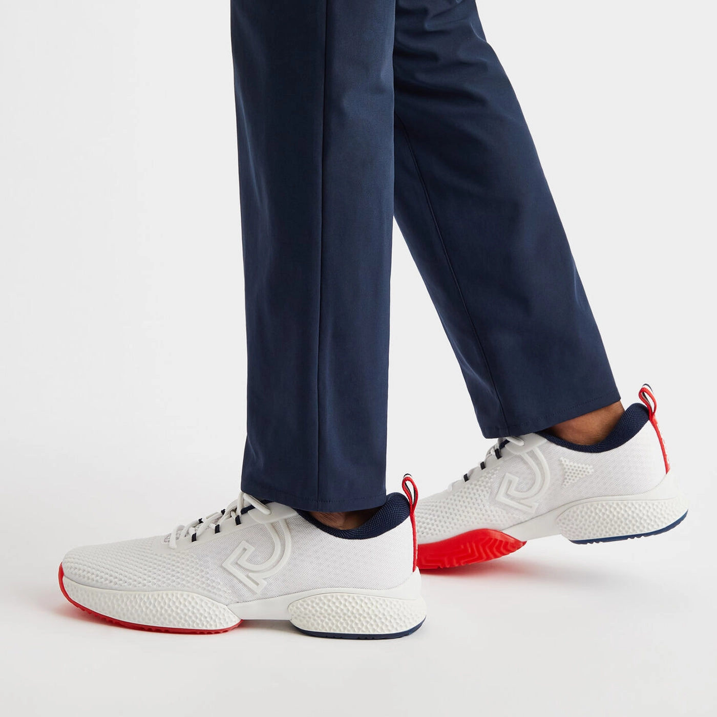 G/Fore QRT 1 Court Shoes - Snow Chic Platform Sneakers