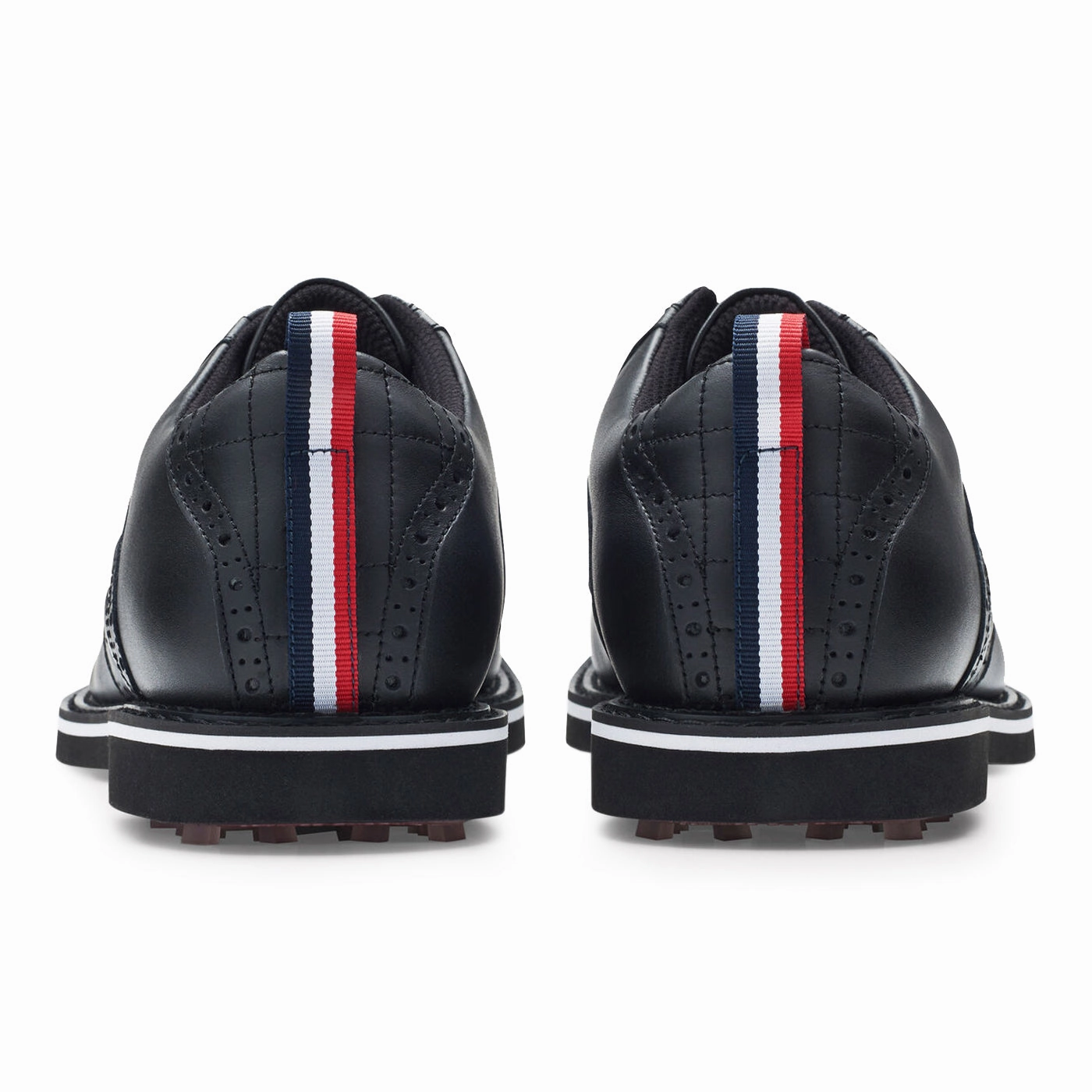 G/Fore Quilted Saddle Gallivanter Wide Golf Shoes - Onyx Chic Platform Sneakers