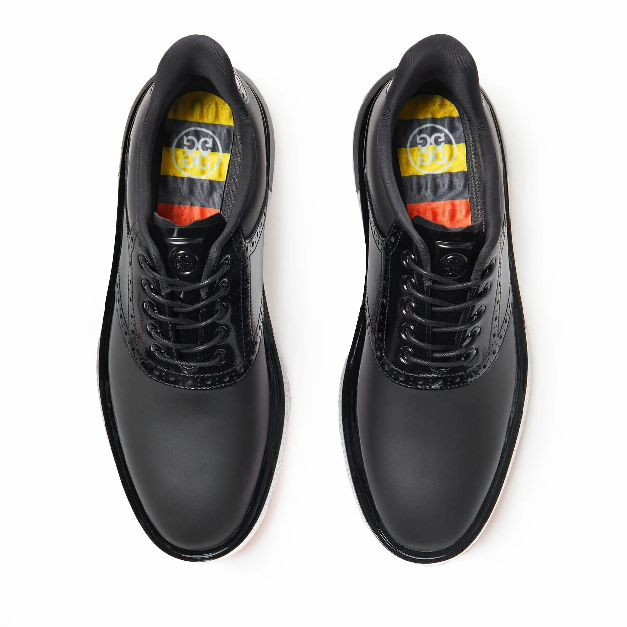 G/Fore Saddle Gallivan2r G/Lock Golf Shoes - Onyx Spikeless Swing Shoes
