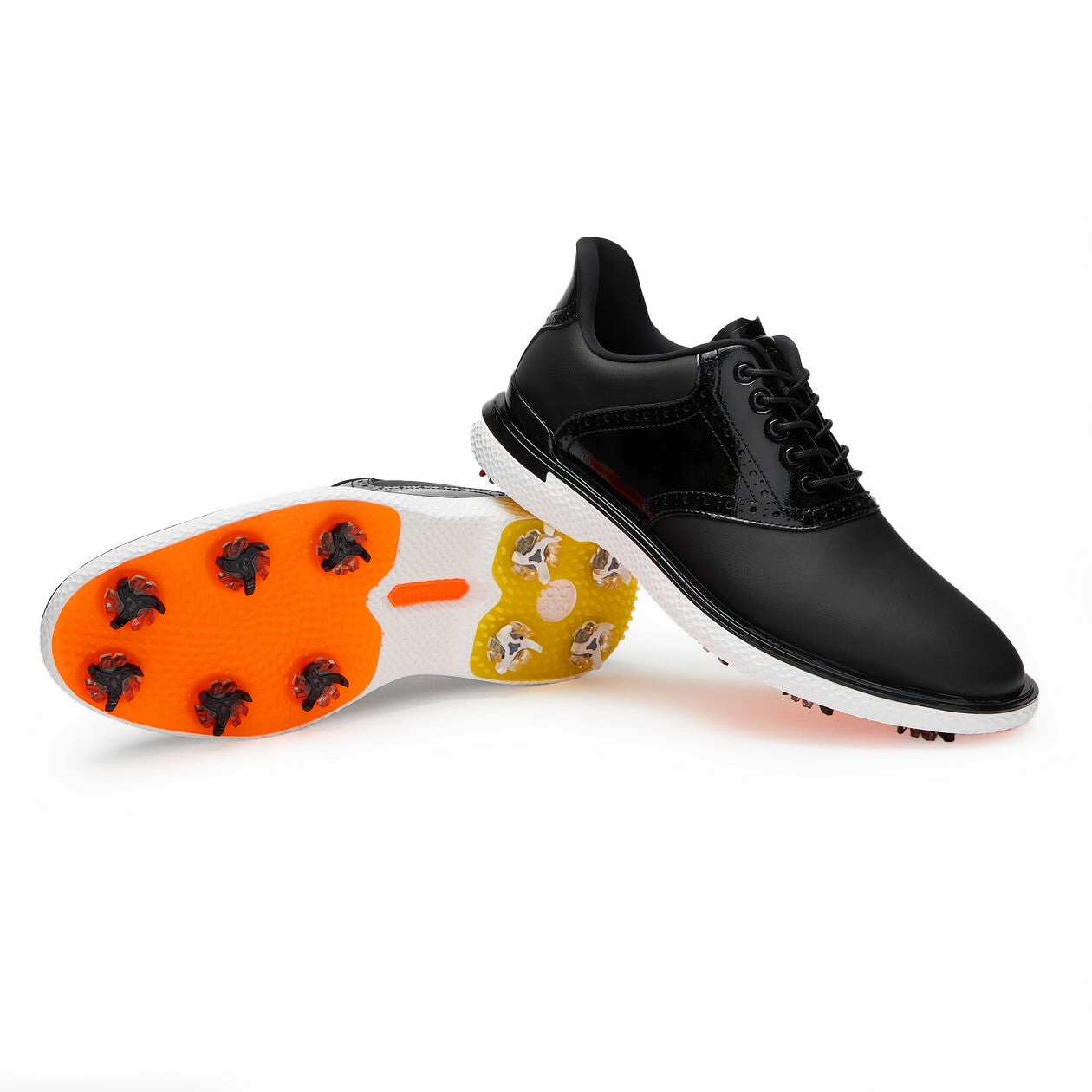 G/Fore Saddle Gallivan2r G/Lock Golf Shoes - Onyx Spikeless Swing Shoes