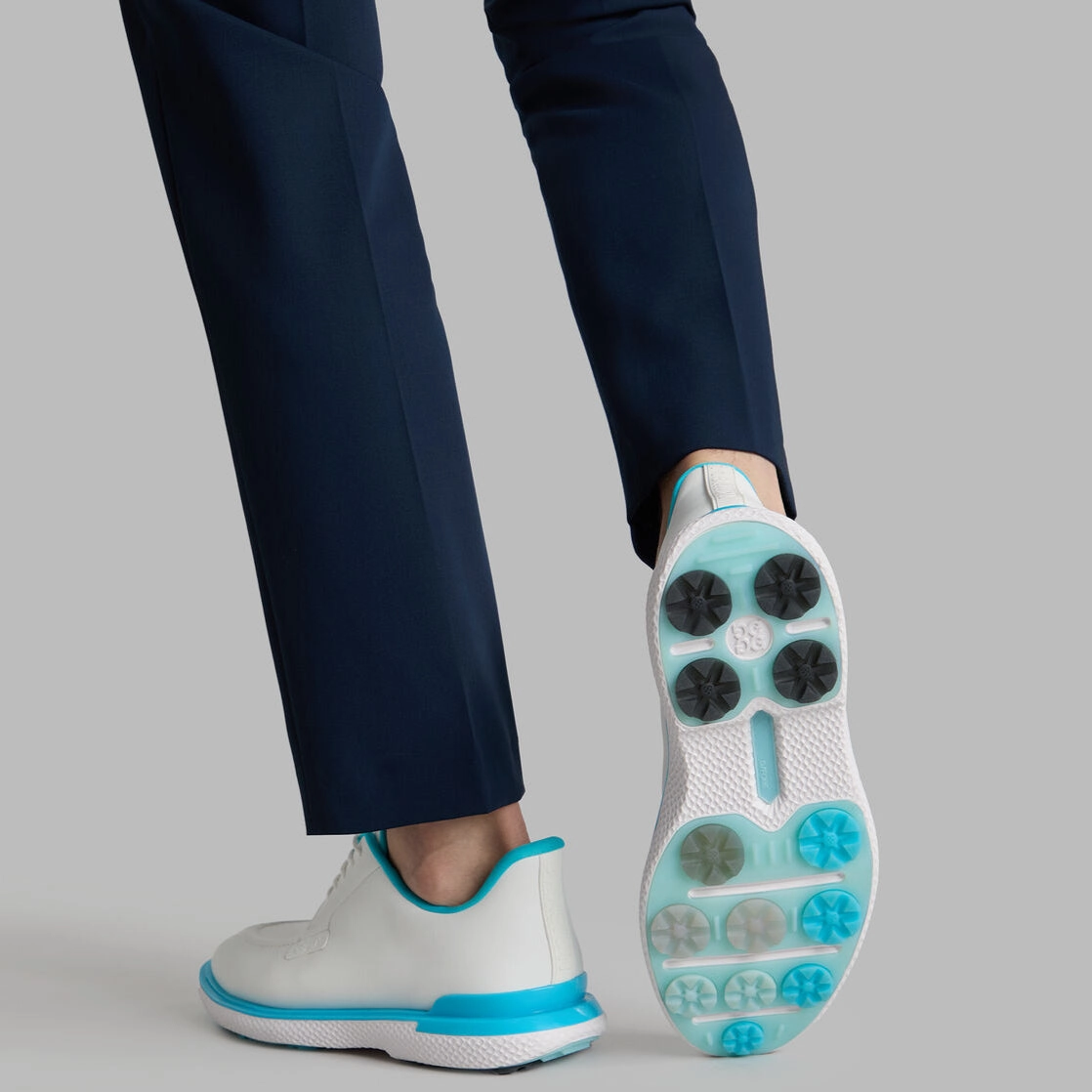 G/Fore Split Toe Gallivan2r Golf Shoes - Snow/Mosaic Chic Platform Sneakers