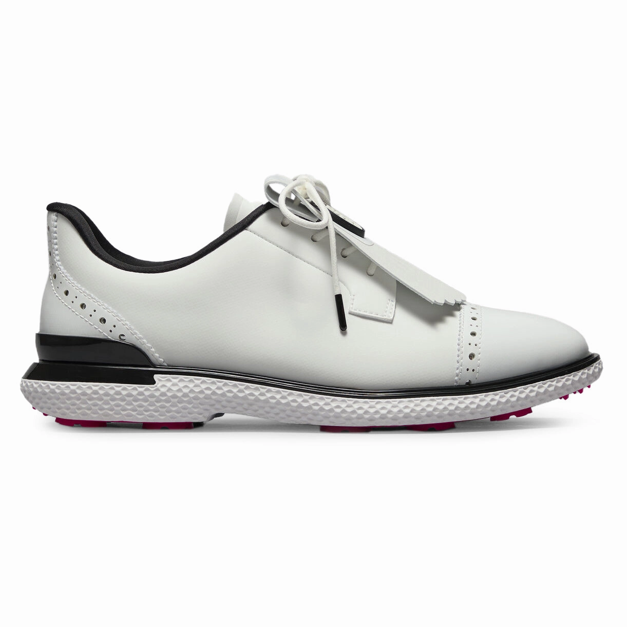 G/Fore Women's Brogue Cap Toe Kiltie Gallivan2r Golf Shoes - Snow/Onyx GFore golf shoe styles