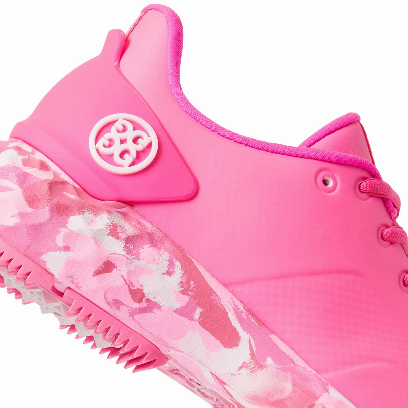 G/Fore Women's Camo Sole MG4  Golf Shoes - Knockout Pink Chic Platform Sneakers