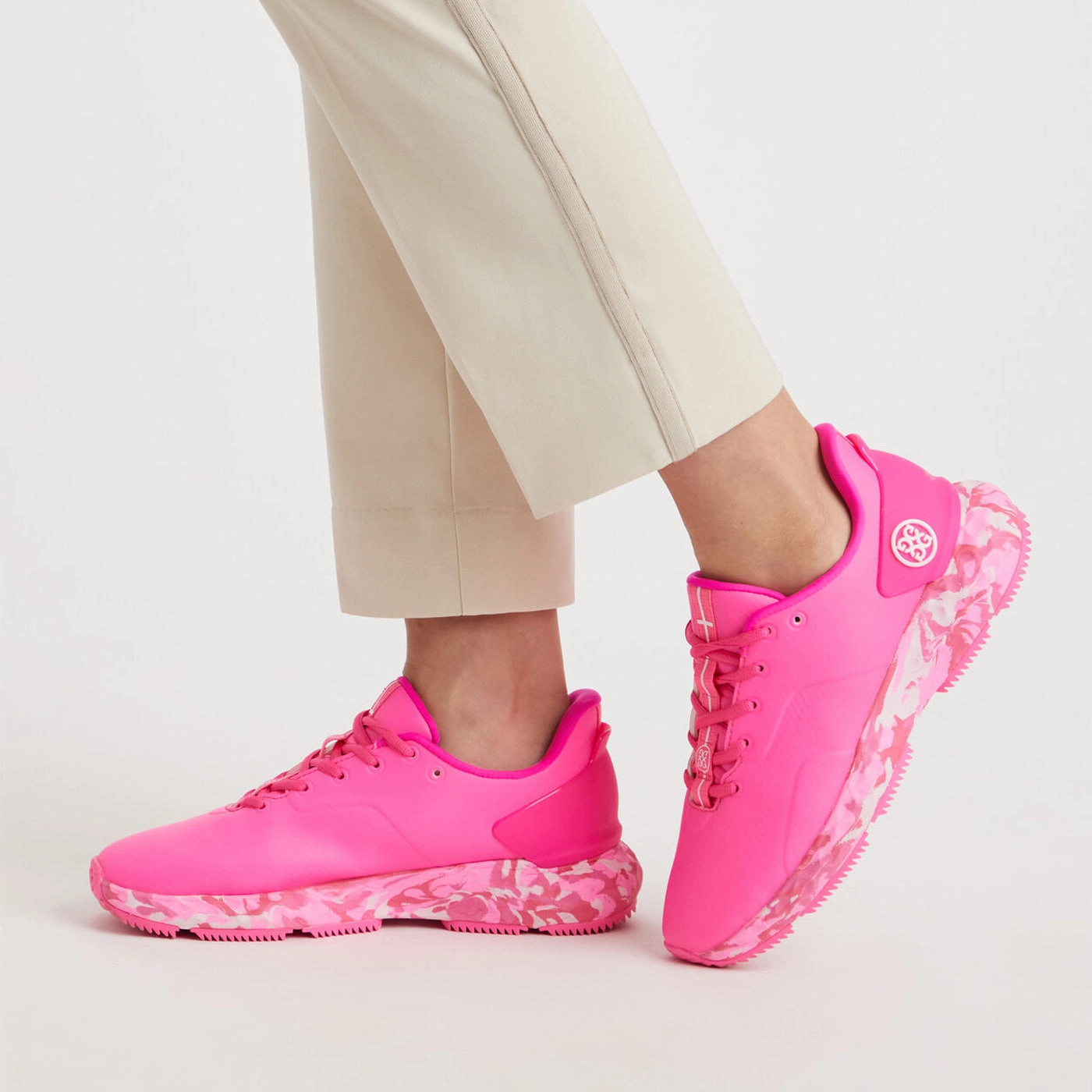 G/Fore Women's Camo Sole MG4  Golf Shoes - Knockout Pink Tour-Level Golf Shoes