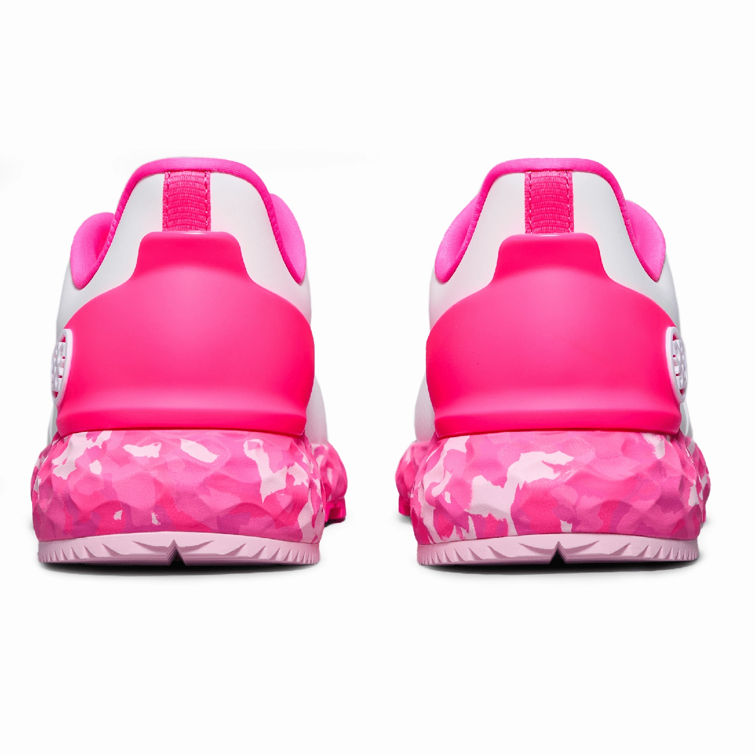G/Fore Women's Camo Sole MG4  Golf Shoes - Snow/Knockout Pink Chic Platform Sneakers