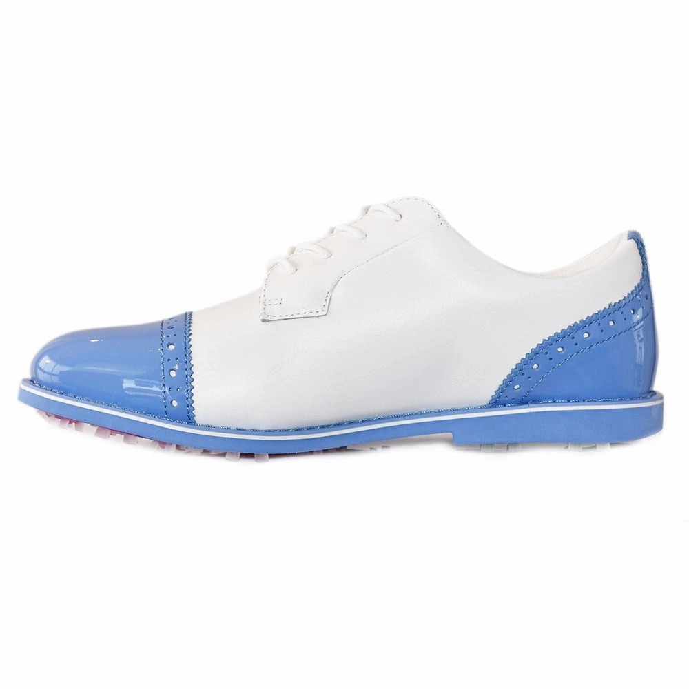 G/Fore Women's Cap Toe Gallivanter Golf Shoes - Snow/Vista Tour-Level Golf Shoes