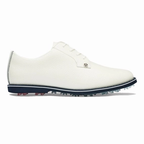 G/Fore Women's Collection Gallivanter Golf Shoes - Snow/Twilight Spikeless golf footwear