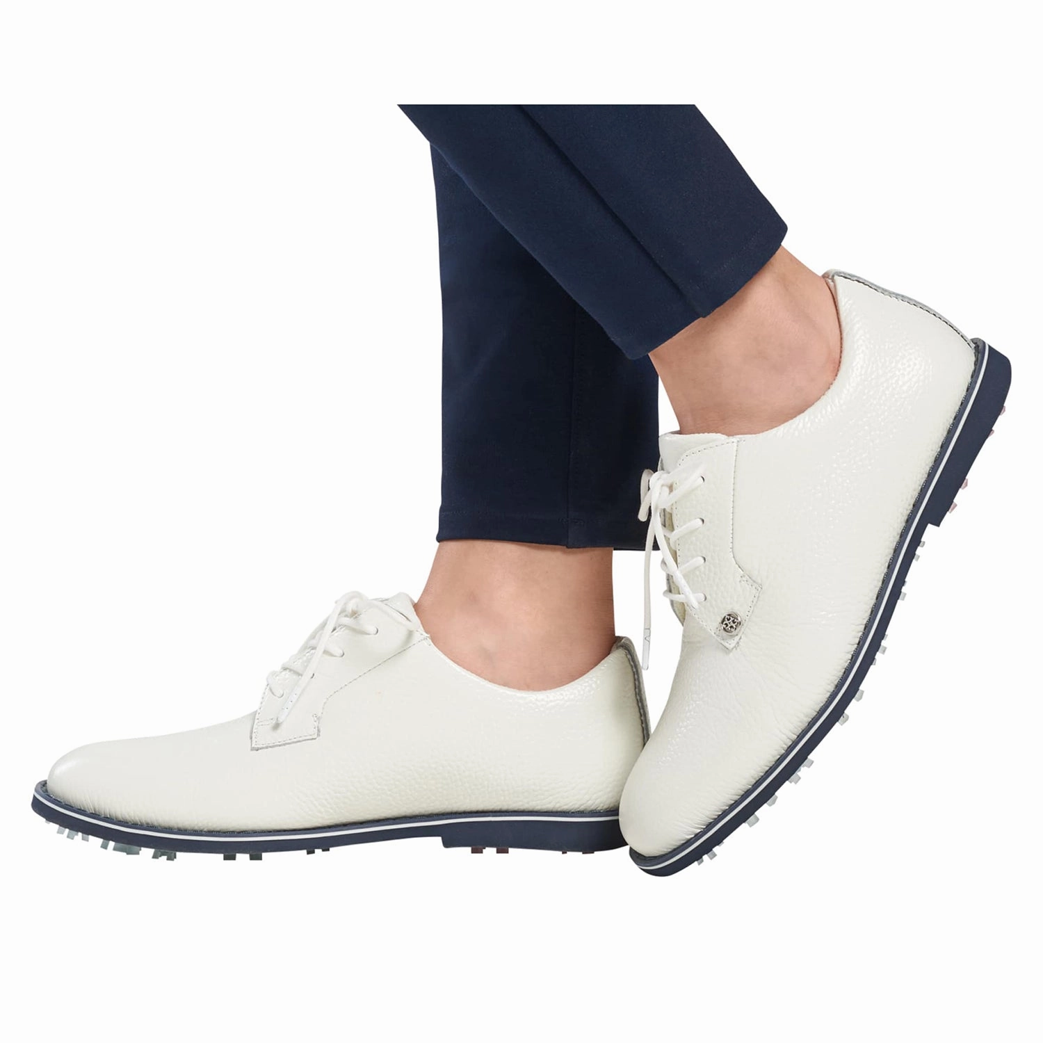 G/Fore Women's Collection Gallivanter Golf Shoes - Snow/Twilight Chic Platform Sneakers