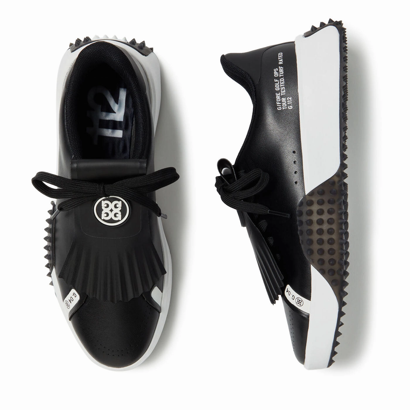 G/Fore Women's G.112 Kiltie Golf Shoes - Onyx Tour-Level Golf Shoes