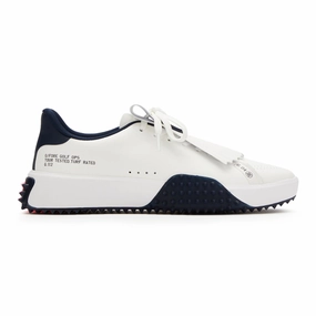 G/Fore Women's G.112 Kiltie Golf Shoes - Snow/Twilight Spikeless golf footwear