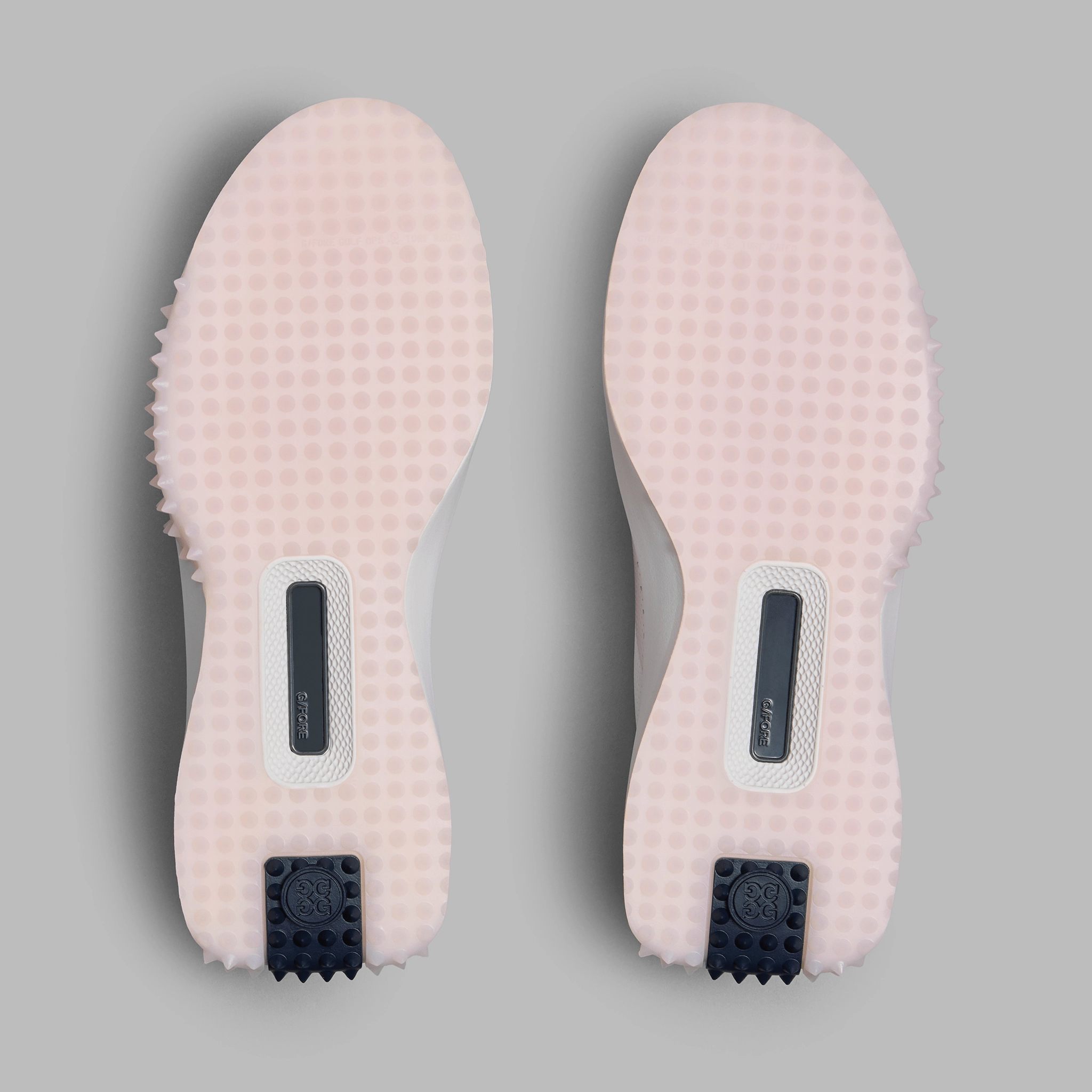 G/Fore Women's G.112 Perforated Leather Kiltie Golf Shoes - Snow/Blush Chic Platform Sneakers