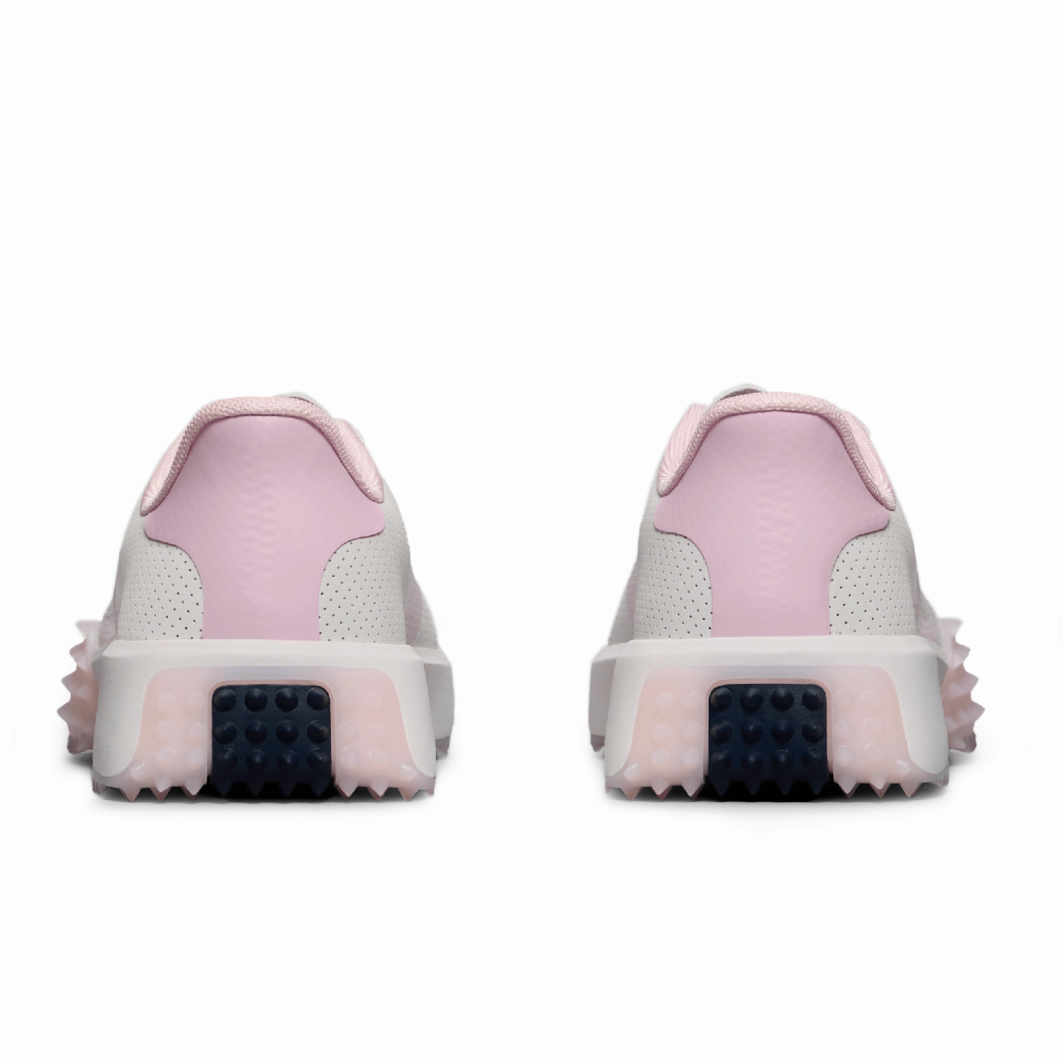 G/Fore Women's G.112 Perforated Leather Kiltie Golf Shoes - Snow/Blush Chic Platform Sneakers