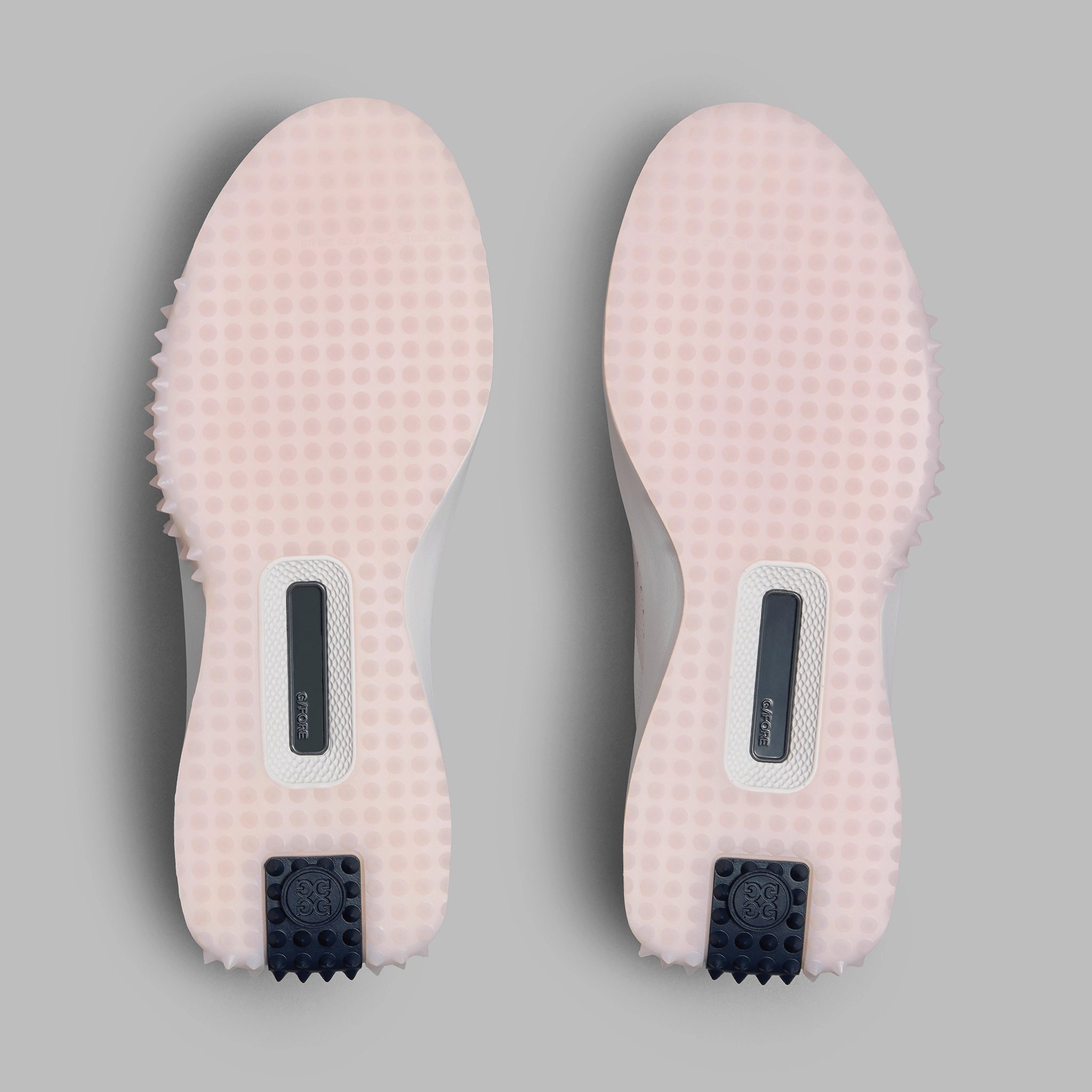 G/Fore Women's G.112 Perforated Leather Kiltie Golf Shoes - Snow/Blush Tour-Level Golf Shoes