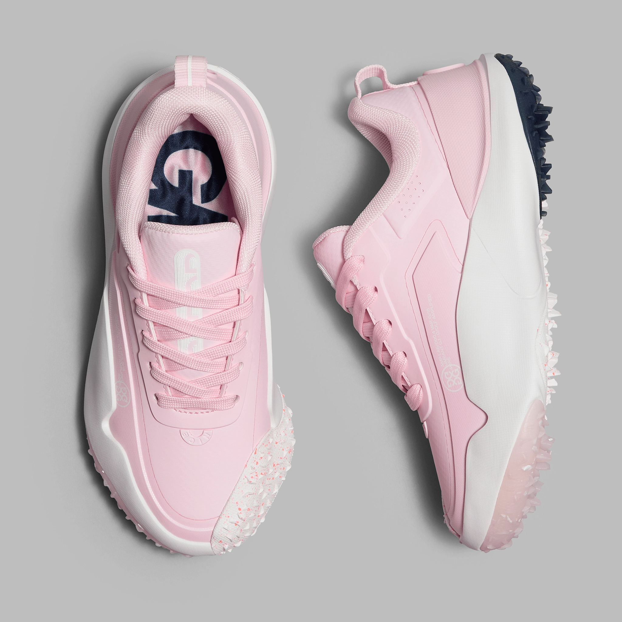 G/Fore Women's G/18 Golf Shoes - Blush/Snow Chic Platform Sneakers