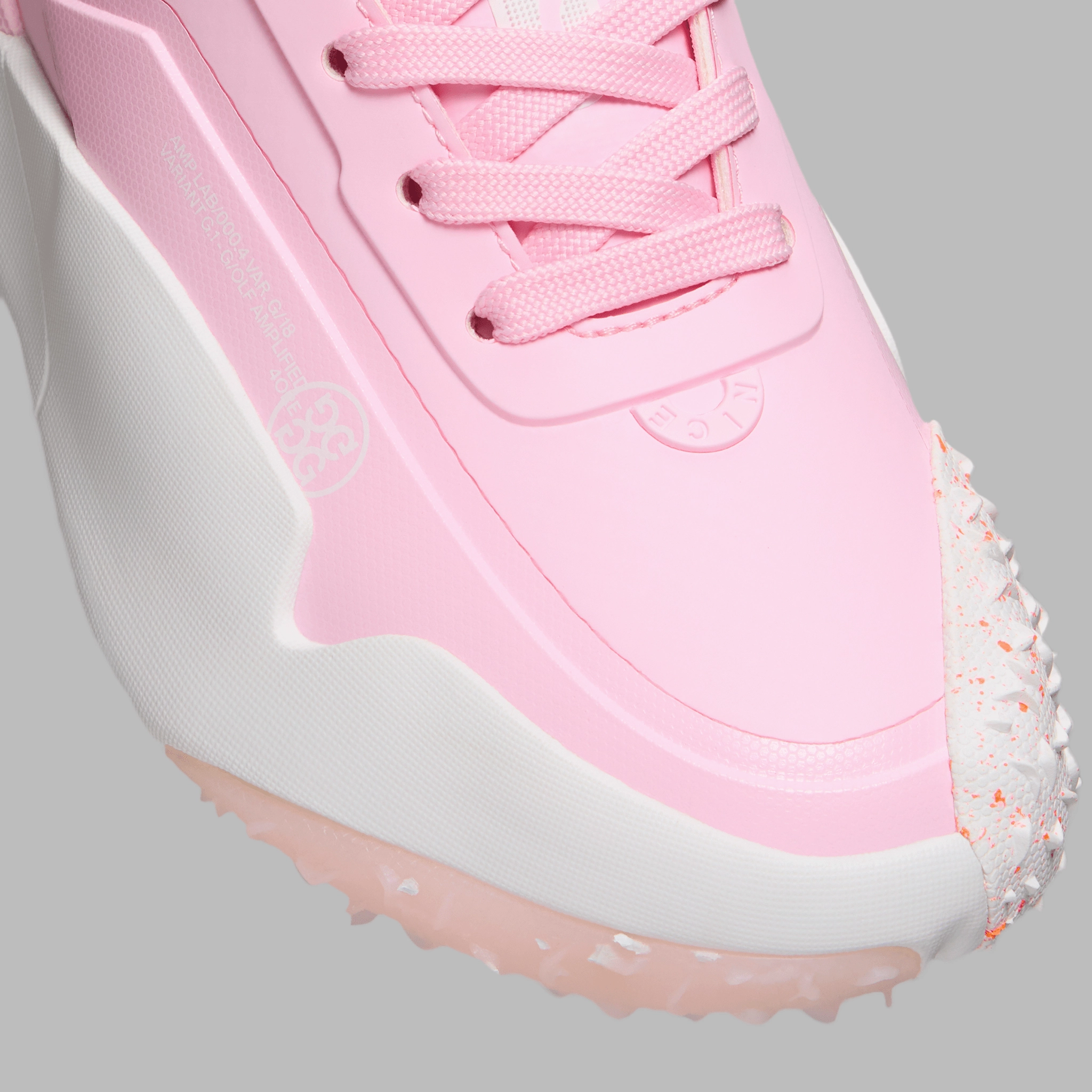 G/Fore Women's G/18 Golf Shoes - Blush/Snow Chic Platform Sneakers