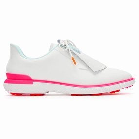 G/Fore Women's Gallivan2r Kiltie Golf Shoes - Snow/Multi Spikeless golf footwear