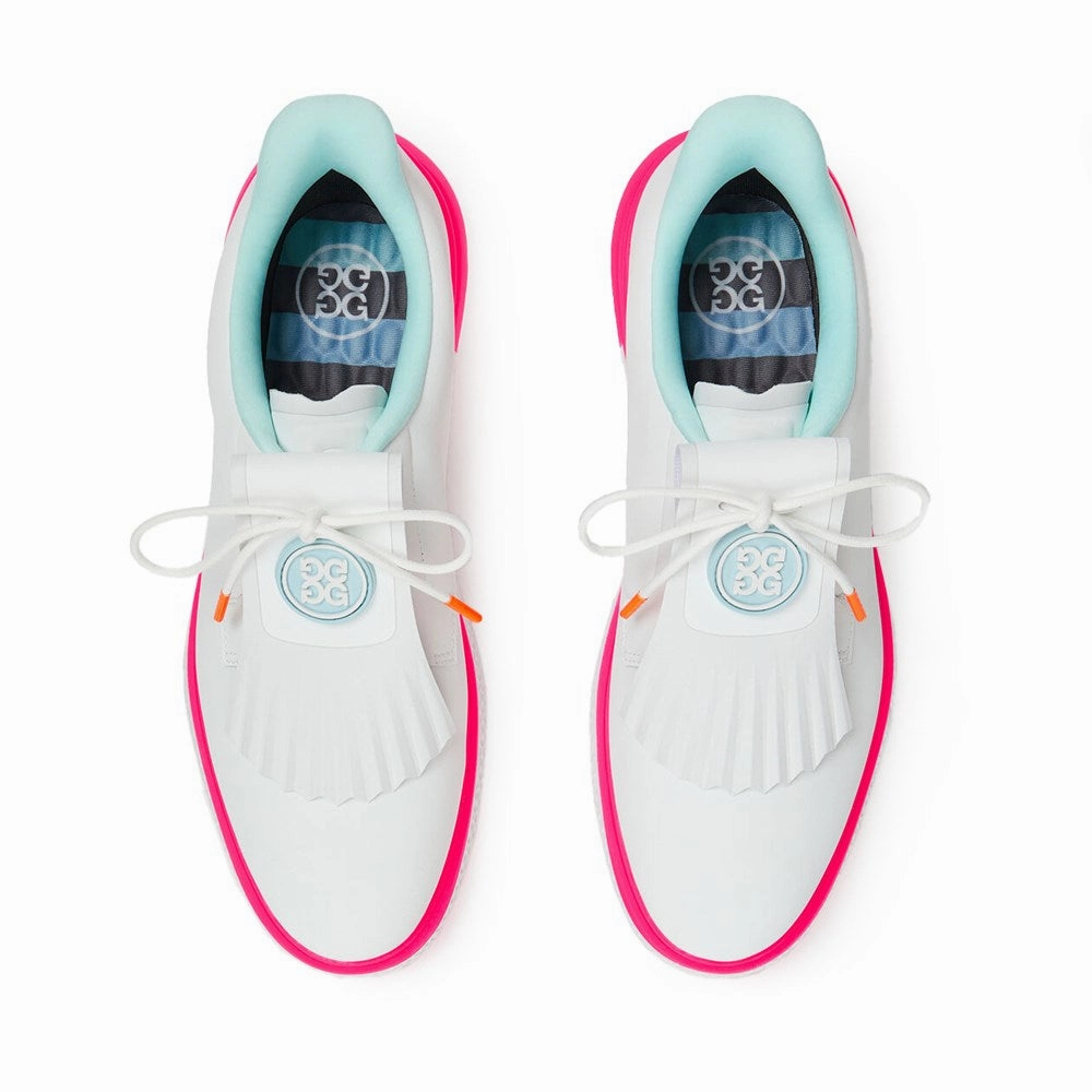 G/Fore Women's Gallivan2r Kiltie Golf Shoes - Snow/Multi Chic Platform Sneakers